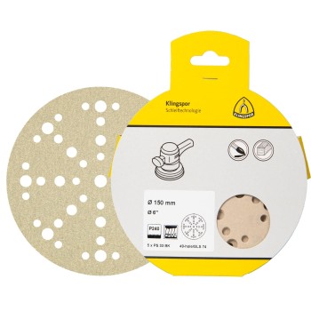 PS33BK - 5 Disques Auto Agrippants Ø150 Grain 320