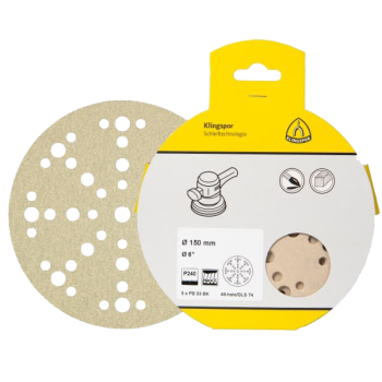 PS33BK - 5 Disques Auto Agrippants Ø150 Grain 240
