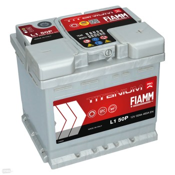 FIAMM Batterie TITANIUM L1 12V 50Ah/460A