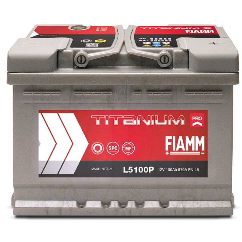 FIAMM Batterie TITANIUM L5 12V 100Ah/870A