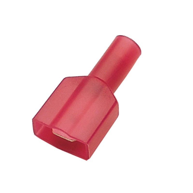  Blister 10 lang. isolées nylon rouges D6.4x0.8