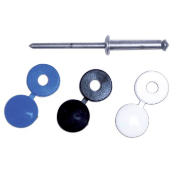 Kit fixation plaque rivets colorés