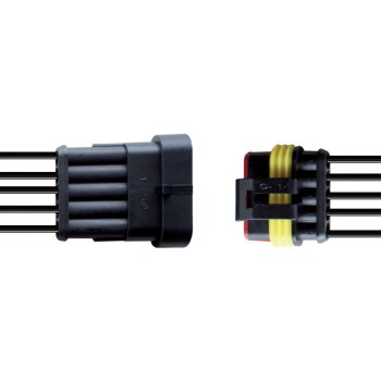 Blister 1 connecteur étanche pré-câblé - 5 voies