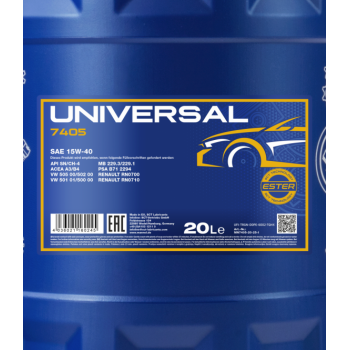 MANNOL UNIVERSAL 15W-40 20L