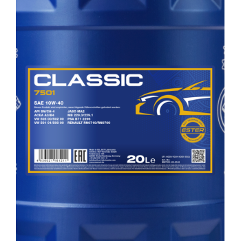 MANNOL CLASSIC 10W-40 20L