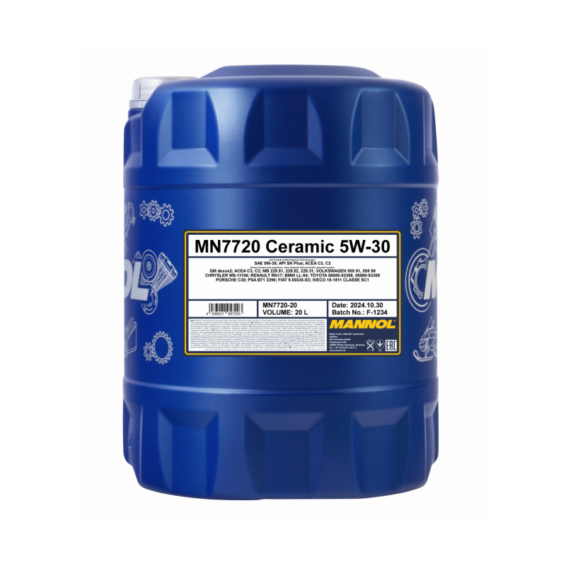 MANNOL CERAMIC 5W-30 C2/C3 20L