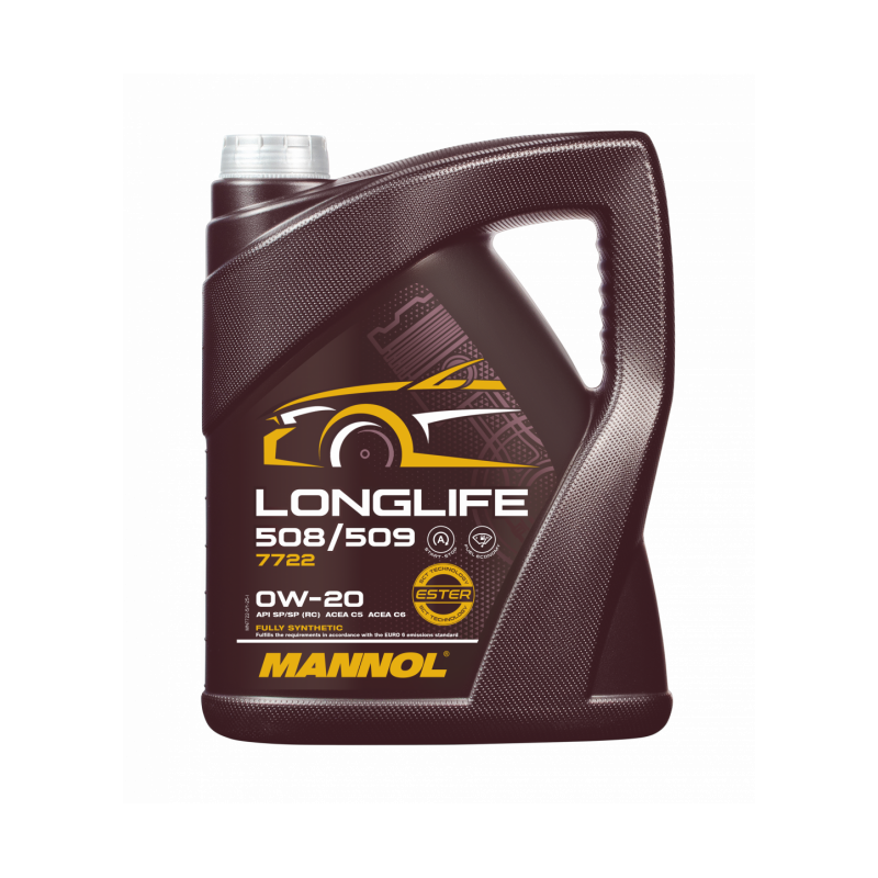 MANNOL 7722 SAE 0W-20 Longlife 508/509 5L