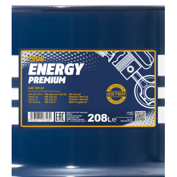 MANNOL ENERGY PREMIUM 5W-30 C3 208L