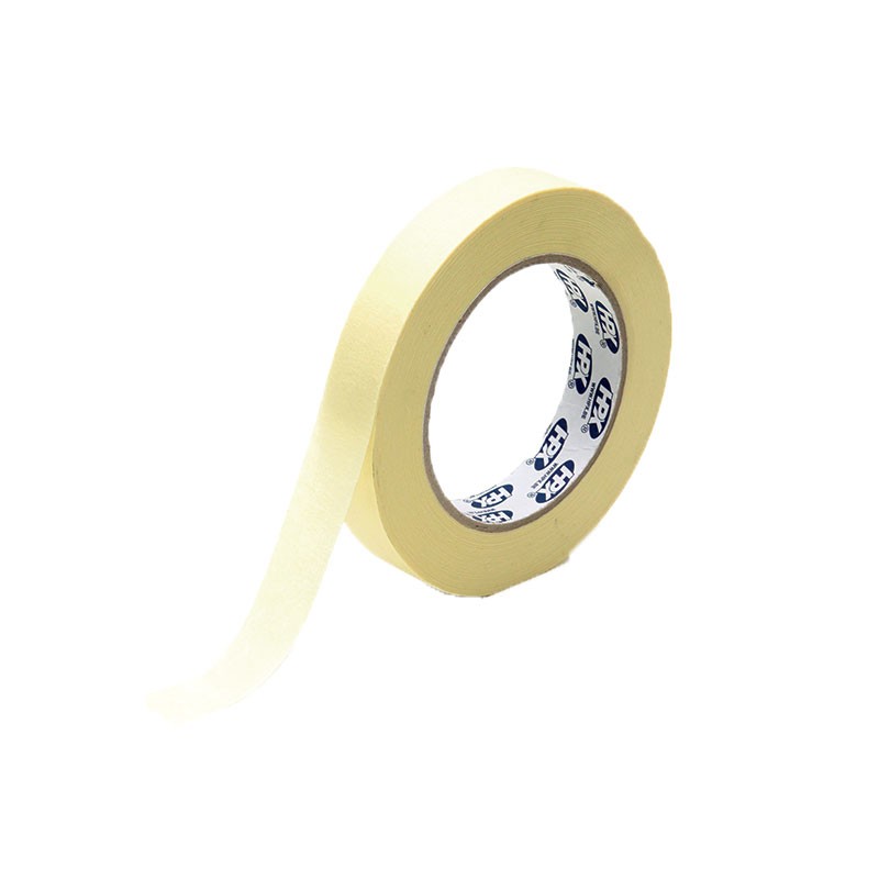 Ruban de masquage 100°C crème 19mm x 50m