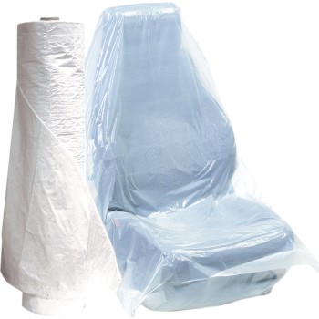 Rouleau 500 housses de siège neutres - 10 microns