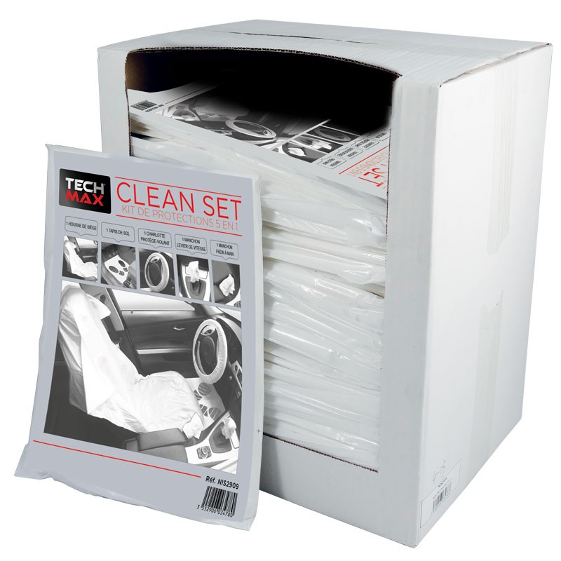 Boîte 100 clean sets neutres premium
