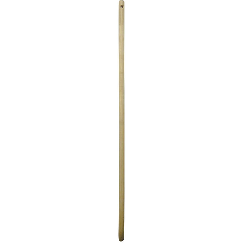 Manche bois D28 sans vis pour balai coco 80cm