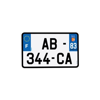 Plaque moto SIV standard VESTAPRINT 130x210
