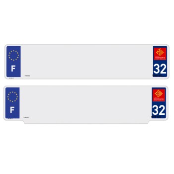 Jeu de 2 fonds (1 fond standard + 1 fond RS) SIV 32