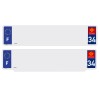 Jeu de 2 fonds (1 fond standard + 1 fond RS) SIV 34