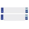 Jeu de 2 fonds (1 fond standard + 1 fond RS) SIV 37