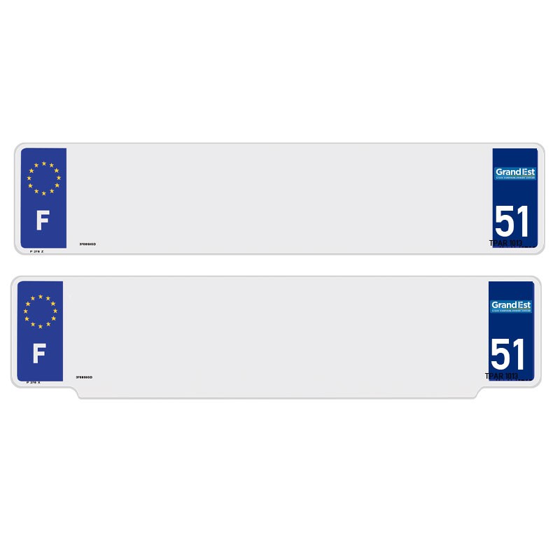 Jeu de 2 fonds (1 fond standard + 1 fond RS) SIV 51