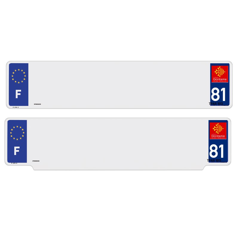 Jeu de 2 fonds (1 fond standard + 1 fond RS) SIV 81