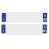 Jeu de 2 fonds (1 fond standard + 1 fond RS) SIV 83