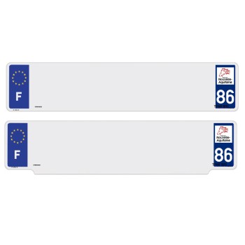 Jeu de 2 fonds (1 fond standard + 1 fond RS) SIV 86