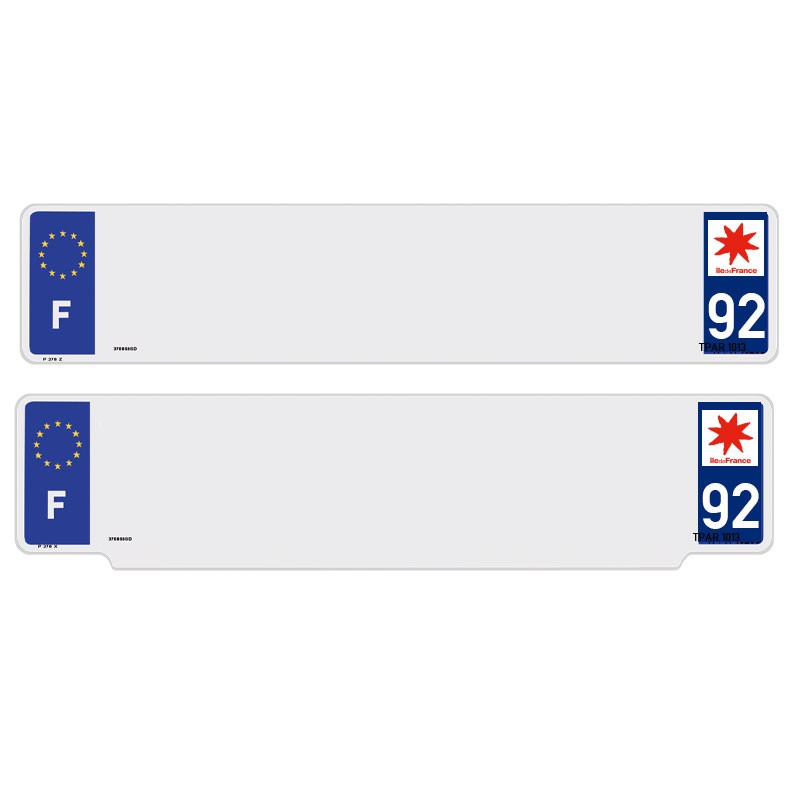 Jeu de 2 fonds (1 fond standard + 1 fond RS) SIV 92