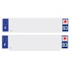 Jeu de 2 fonds (1 fond standard + 1 fond RS) SIV 93