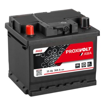 PROXIVOLT Batterie ASIA NS40G 12V 35Ah/300A Sans Talon