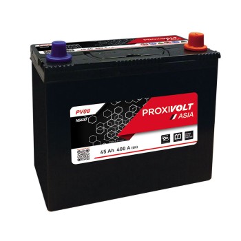 PROXIVOLT Batterie ASIA NS60D 12V 45Ah/400A