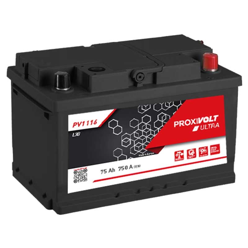 PROXIVOLT Batterie ULTRA L3B 12V 75Ah/750A