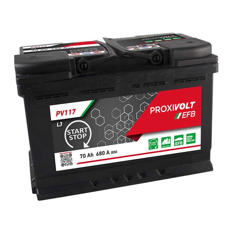 PROXIVOLT Batterie EFB L3 12V 70Ah/680A