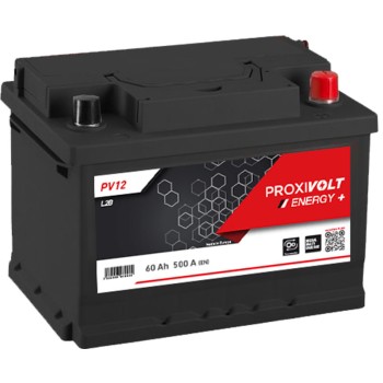 PROXIVOLT Batterie ENERGY+ L2B 12V 60Ah/500A - 54