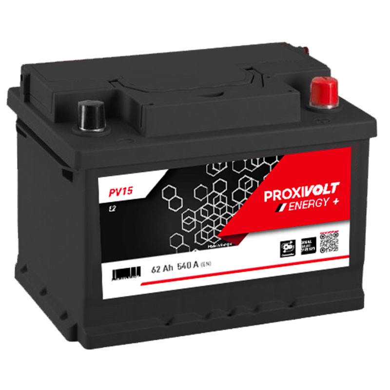PROXIVOLT Batterie ENERGY+ L2 12V 62Ah/540A - 54