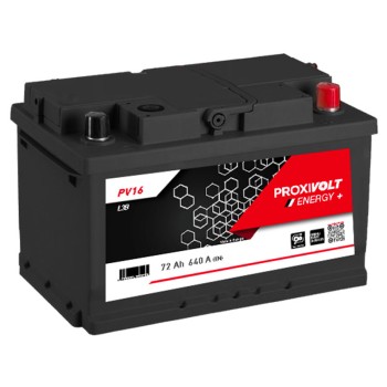 PROXIVOLT Batterie ENERGY+ L3B 12V 72Ah/640A - 42