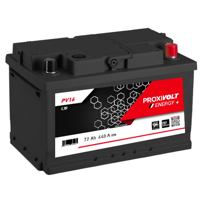 PROXIVOLT Batterie ENERGY+ L3B 12V 72Ah/640A - 42