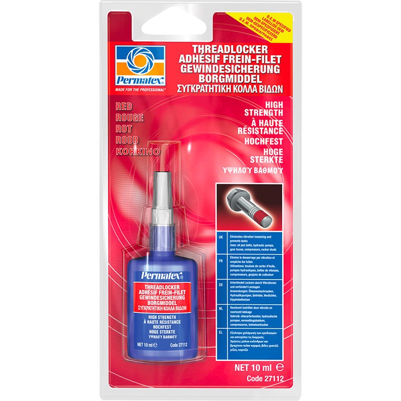 Adhésif frein-filet rouge 10ml