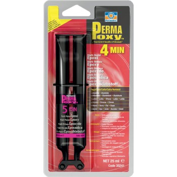 PERMAPOXY Colle epoxy métaux 4min - 25ml