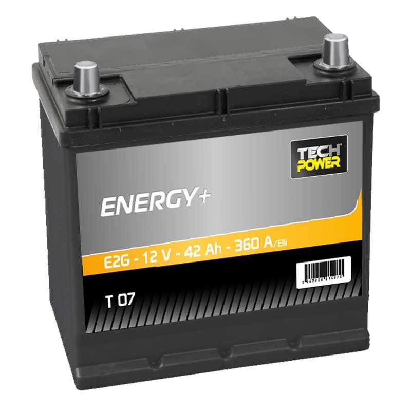 TECHPOWER Batterie ENERGY+ E2G 12V 42Ah/360A