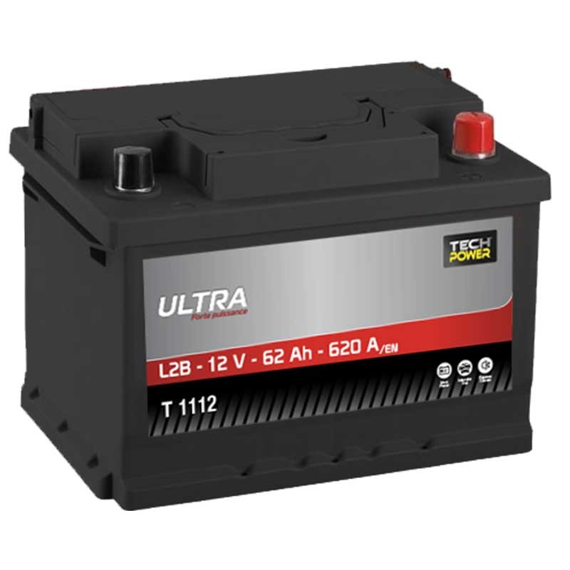 TECHPOWER Batterie ULTRA L2B 12V 62Ah/620A