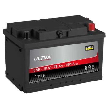 TECHPOWER Batterie ULTRA L3B 12V 75Ah/750A