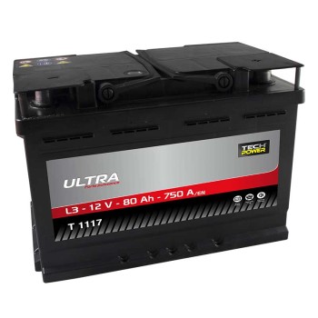 TECHPOWER Batterie ULTRA L3 12V 80Ah/750A
