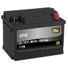 TECHPOWER Batterie EFB L2 12V 60Ah/520A