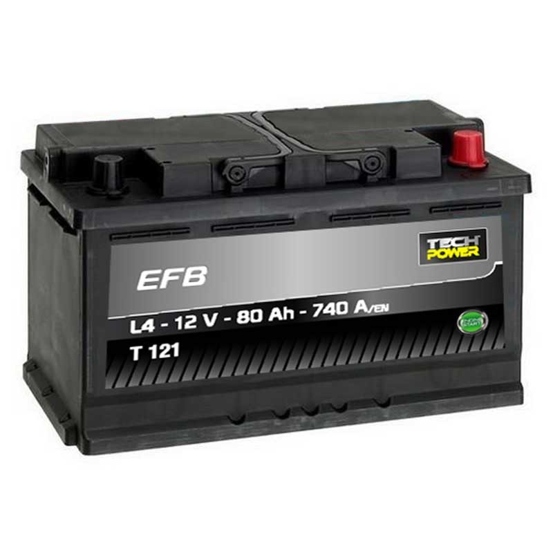 TECHPOWER Batterie EFB L4 12V 80Ah/740A