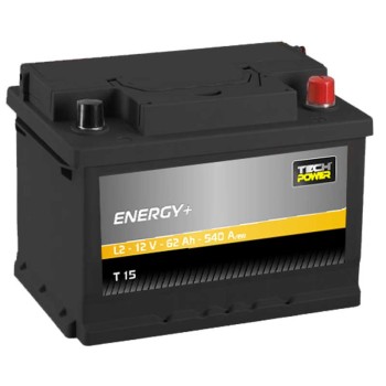 TECHPOWER Batterie ENERGY+ L2 12V 62Ah/540A - 63