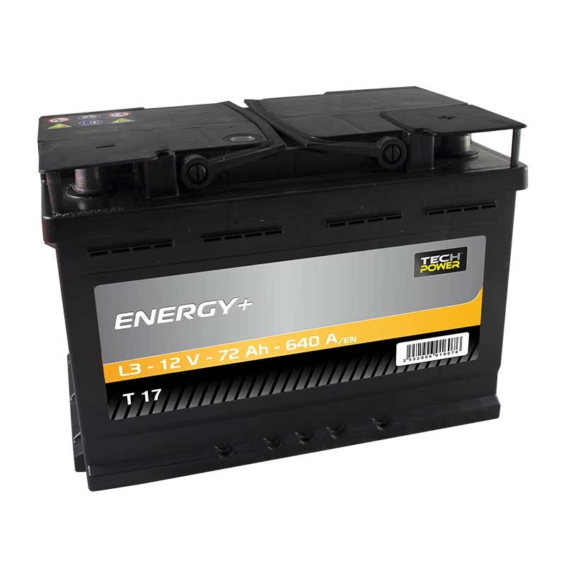 TECHPOWER Batterie ENERGY+ L3 12V 72Ah/640A - 57