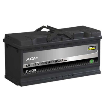 TECHPOWER Batterie AGM L6 105Ah/950A 12V