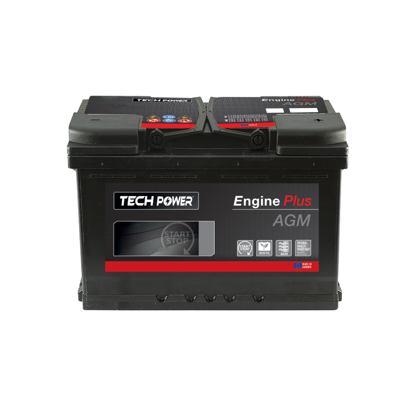 TECHPOWER Batterie AGM ASIA M10 12V 50Ah/800A
