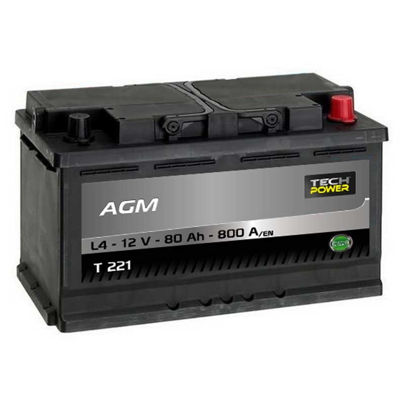 TECHPOWER Batterie AGM L4 12V 80Ah/800A