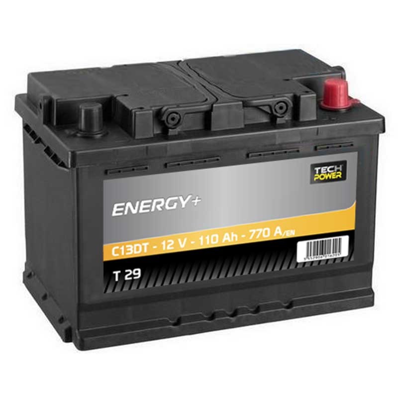 TECHPOWER Batterie ENERGY+ C13DT HD 12V 110Ah/770A
