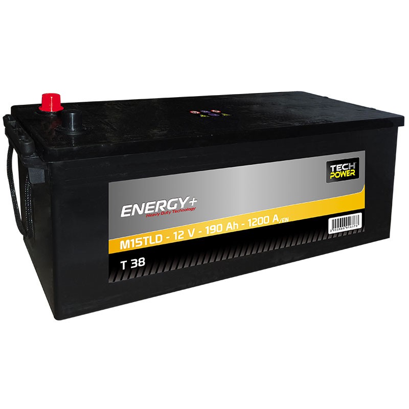 TECHPOWER Batterie ENERGY+ M15TLD HD 12V 190Ah/1200A