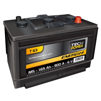 TECHPOWER Batterie ENERGY+ M5 6V 165Ah/1000A